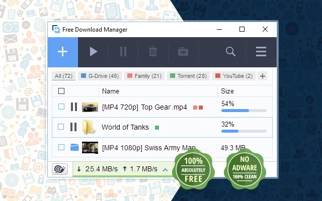 Free Download Manager Chrome extension图片