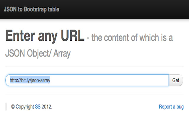 JSON to Bootstrap table图片