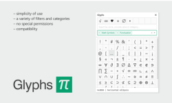 Glyphs插件 - 为你的浏览器增加字符大全