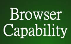 测试你的浏览器支持哪些功能：Browser Capability