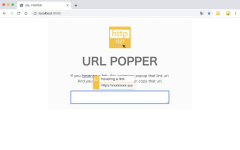 URL POPPER插件 - URL 网址链接显示和复制工具
