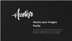 Assetizr 图片处理工具