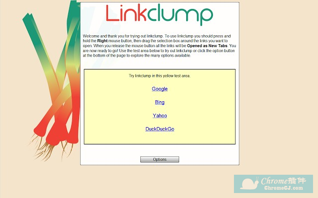 自定义Linkclump插件的右键行为