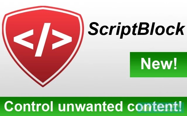 屏蔽javascript：ScriptBlock插件