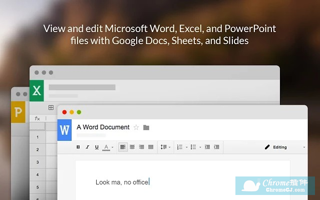 Google文档、表格及幻灯片来查看和编辑微软Office文档