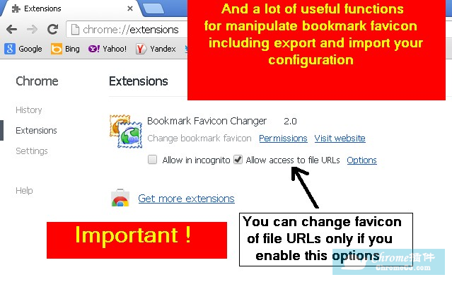 Bookmark Favicon Changer插件自定义网站图标