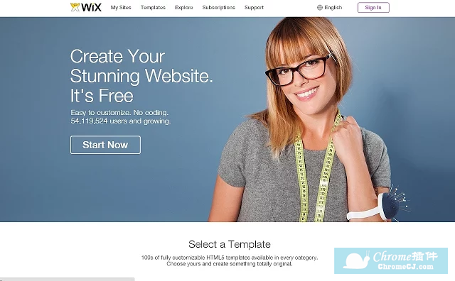Wix免费建立网站