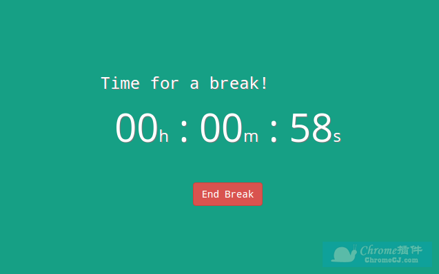 Break Timer提醒用户按时休息