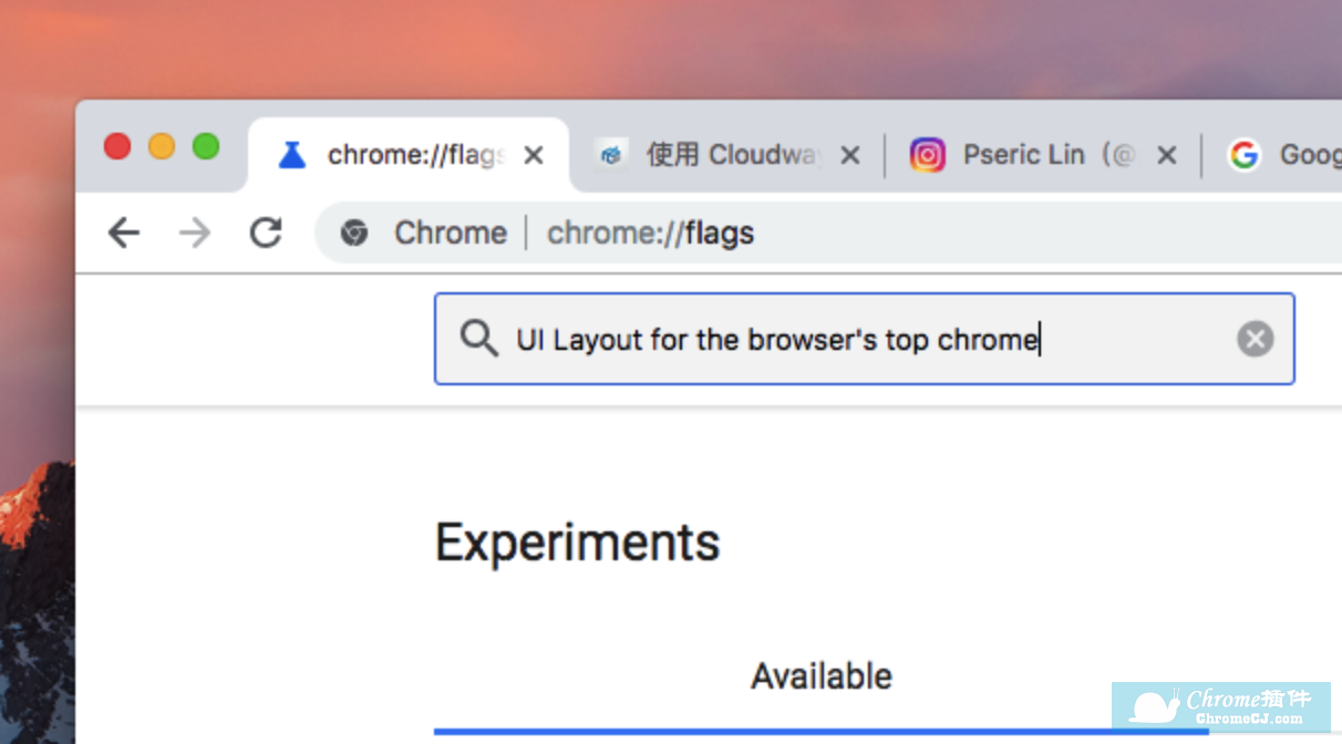 chrome浏览器界面返回老界面的方法