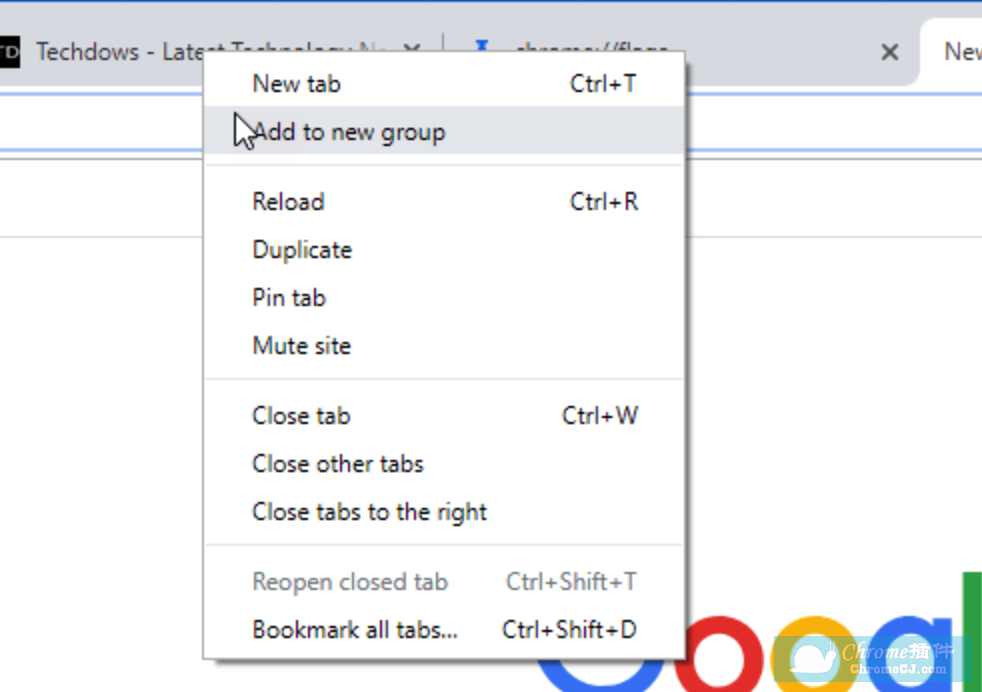 Google Chrome浏览器新功能即将上线：群组标签