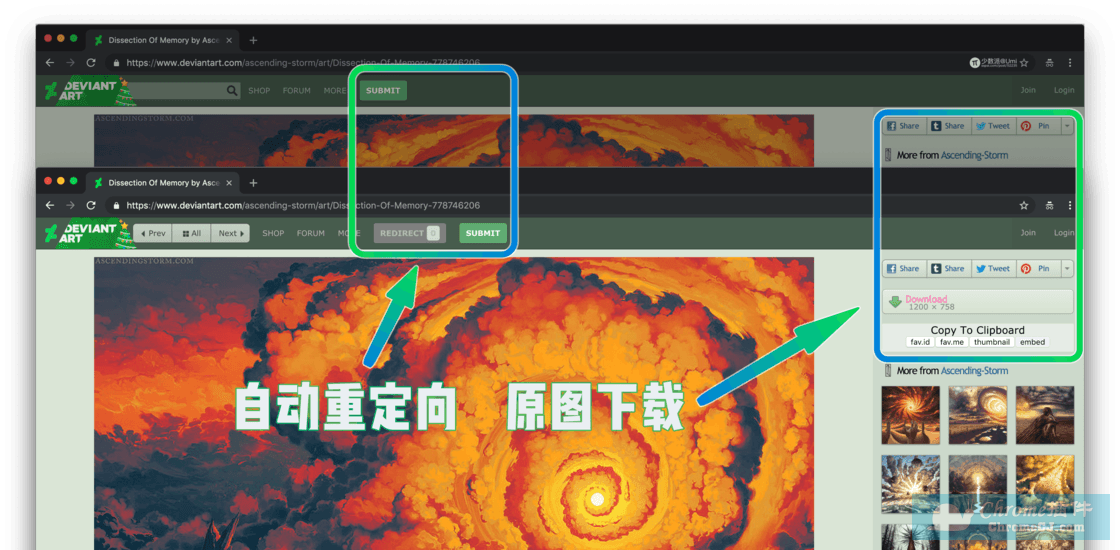 DeviantART Download Link脚本 DeviantART Download Link脚本