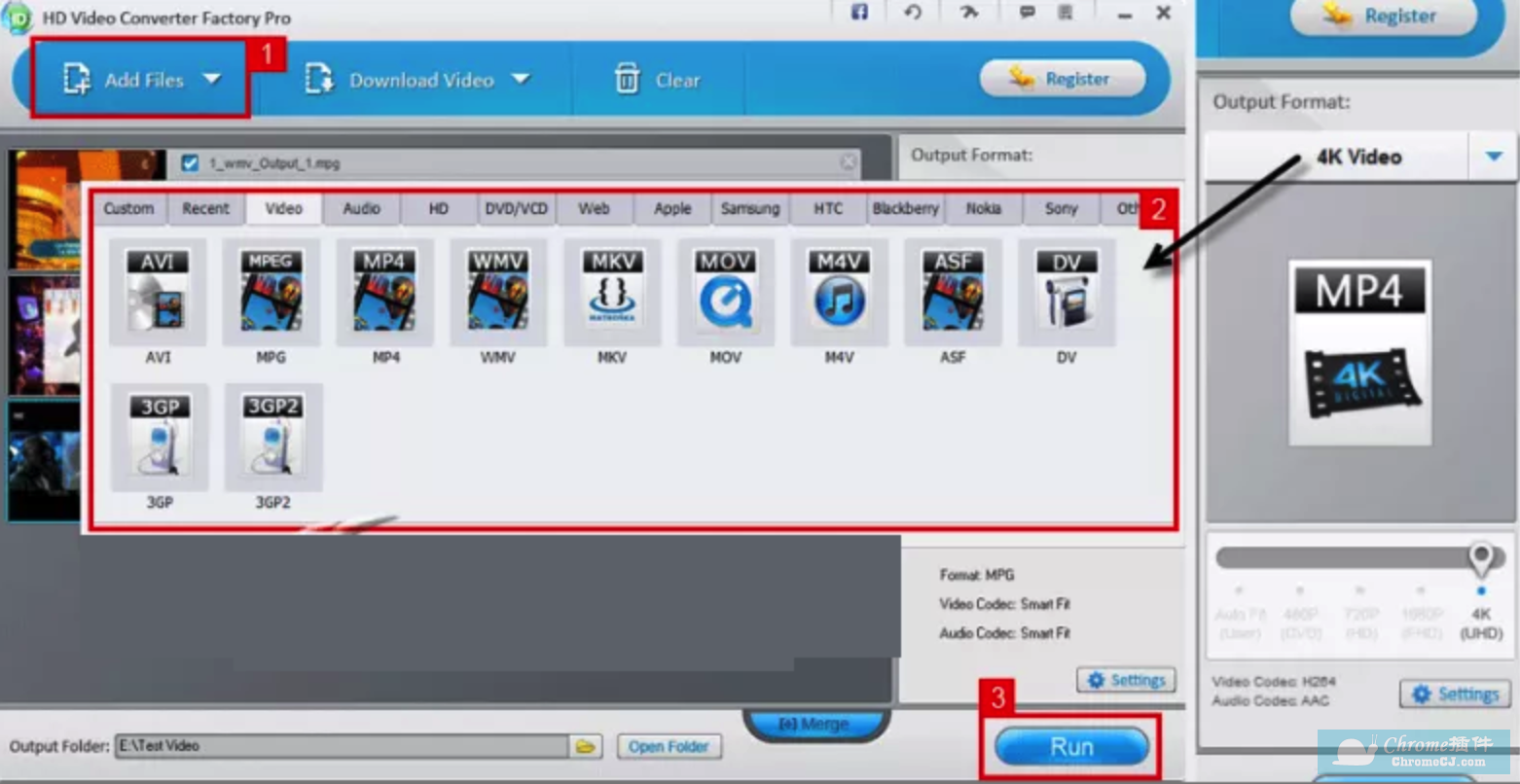 HD Video Converter Factory Pro使用方法