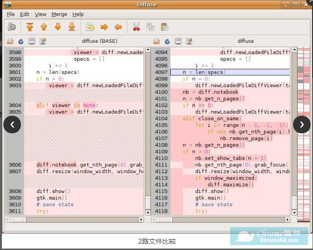 Diffuse - 代码对比工具使用方法