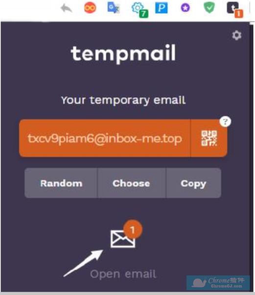 Temp Mail插件使用方法