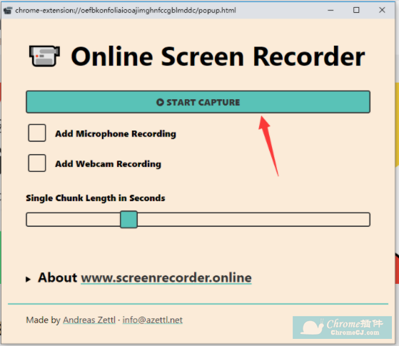 Online Screen Recorder插件安装使用