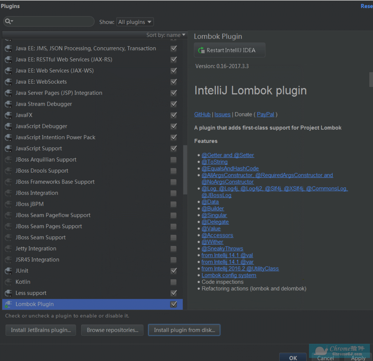 IDEA编辑器无法正常下载安装Lombok插件怎么办？