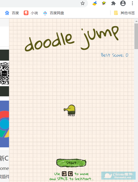 doodle jump extension chrome